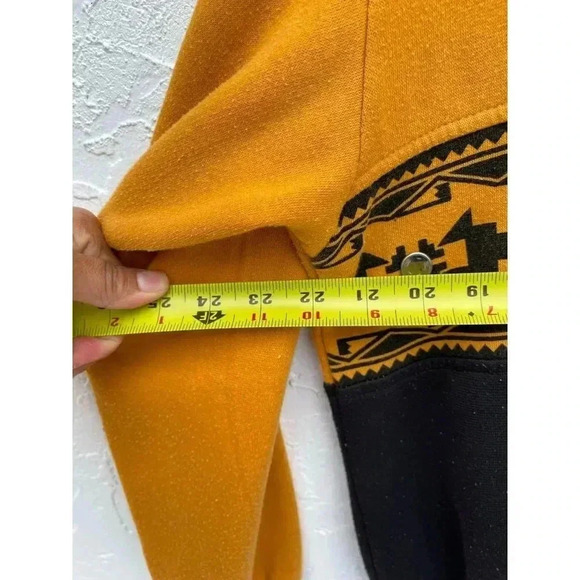 Gitani Collection Mens Long Sleeve Button Down Colorblock Jacket Yellow Black M - Picture 5 of 8